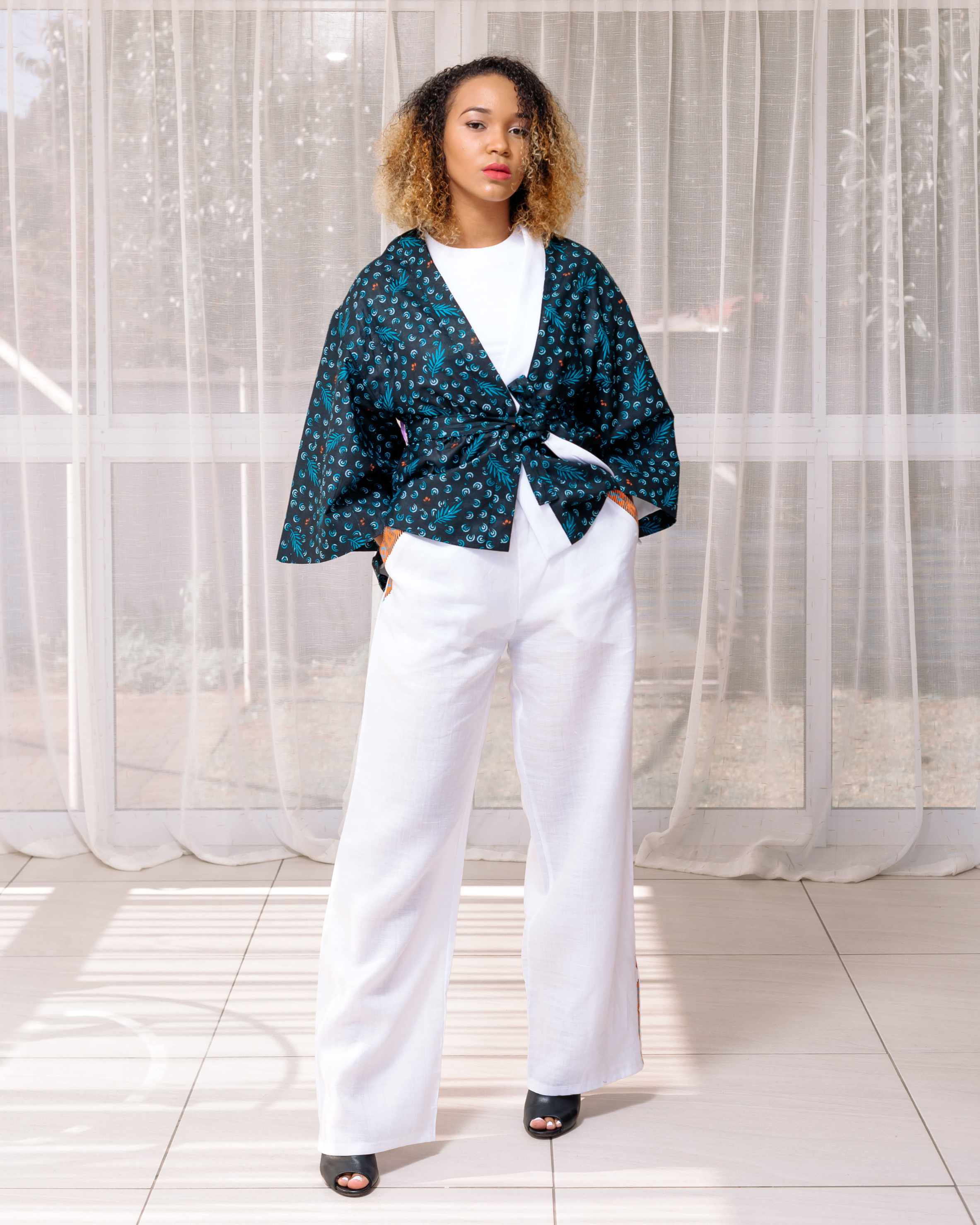 Image number 1 of Product NM Signature Kimono Print